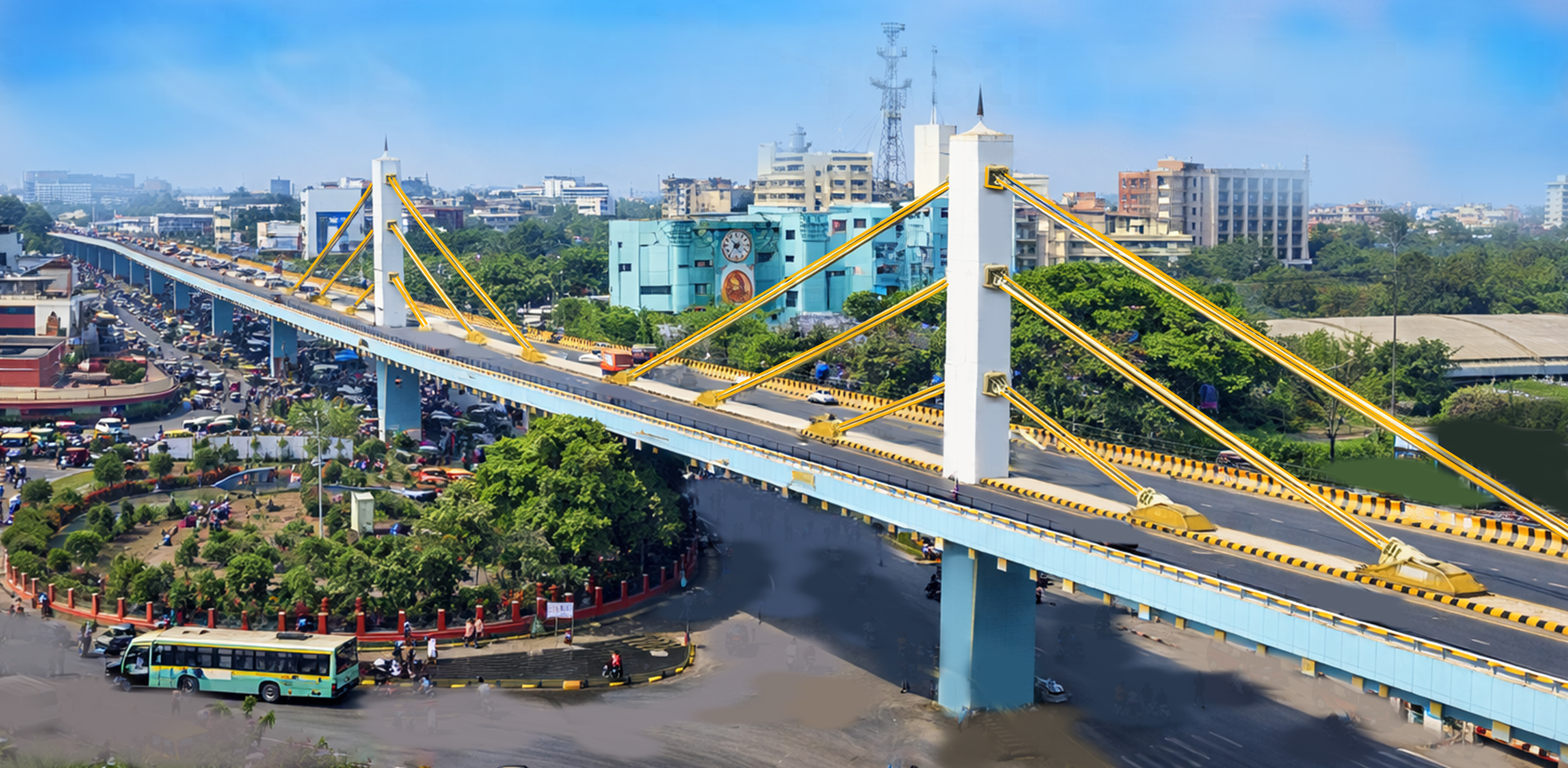 MITHAPUR CABLE STAY BRIDGE, PATNA, BIHAR